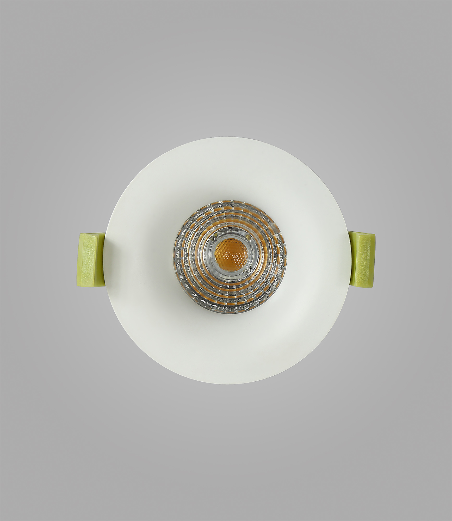 Bruve GU10 Recessed Round Matt White IP65 Downlighter, Cut-Out 68mm DX200400  Dlux Bruve IP65